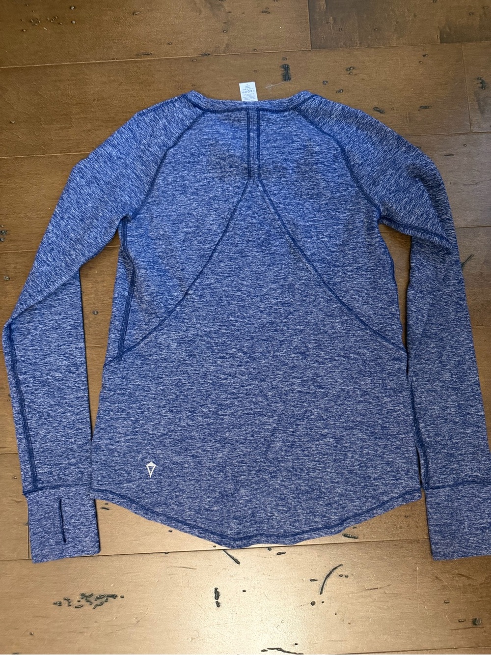 Ivivva by Lululemon Heathered Navy Blue Performance Pullover size 10 girls